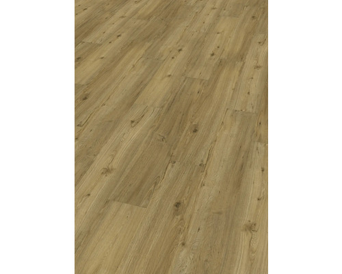 Närbild av ett laminatgolv med träutseende