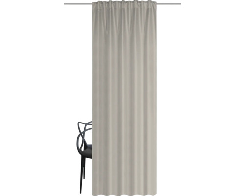 Gardin med rynkbandsupphängning