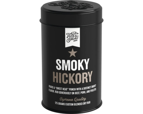 Grillkrydda HOLY SMOKE Smoky Hickory Dry Rub 175g Holy Smoke BBQ Smoky Hickory kryddblandning i burk