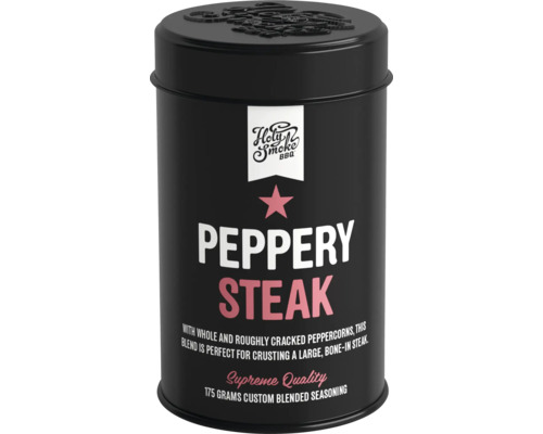 Grillkrydda HOLY SMOKE Peppry Steak Seasoning 175g Holy Smoke BBQ Peppery Steak kryddblandning i burk