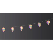 Ljusslinga med diamantform