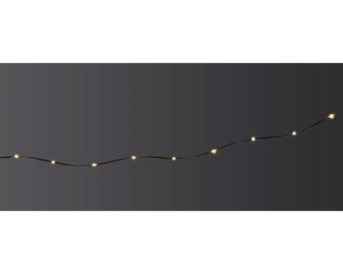 Ljusslinga med flera små ljus