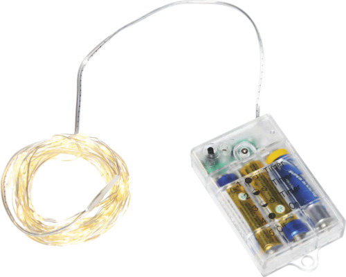 Batteridriven ljusslinga med timer