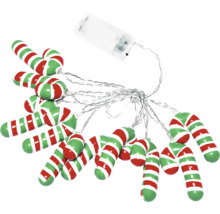 Ljusslinga med polkagrisar för jul