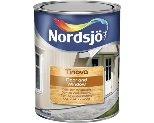 Snickerifärg NORDSJÖ Tinova Door & Window 337 Black 2,5 L