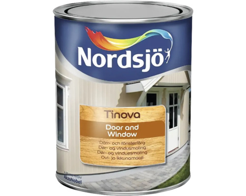 Snickerifärg NORDSJÖ Tinova Door & Window 337 Black 1 L