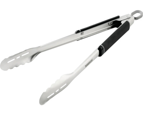 Grilltång i rostfritt stål med handtag