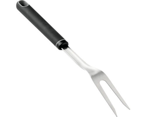 Stekgaffel i rostfritt stål med handtag