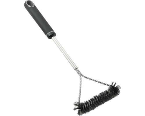 Grillborste med handtag och borsthuvud