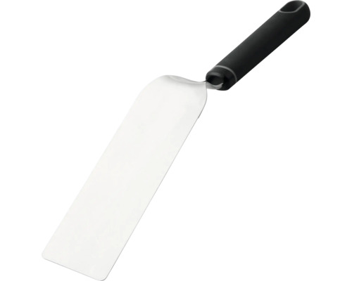 Stekspade av metall med plasthandtag