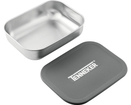 Matlåda i rostfritt stål med lock