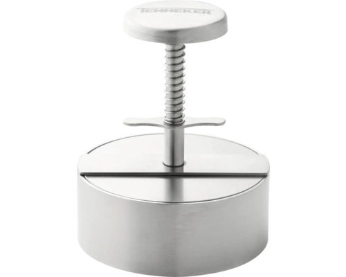 Hamburgarepress i rostfritt stål