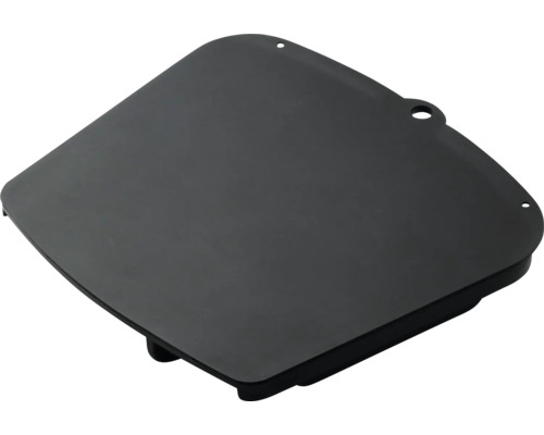 Täckplatta med borrhål för trädgårdsredskap