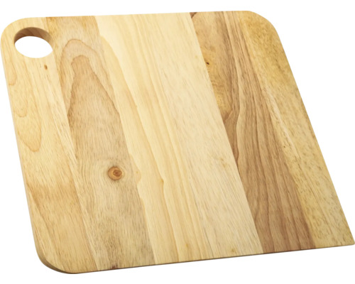 Skärbräda i trä med upphängningshål