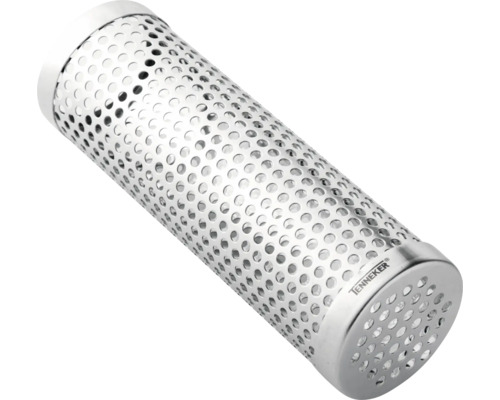 Rökrör av rostfritt stål med hål