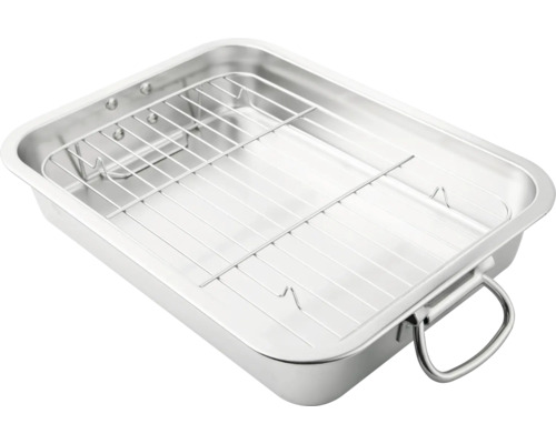 Metallstekpanna med galler