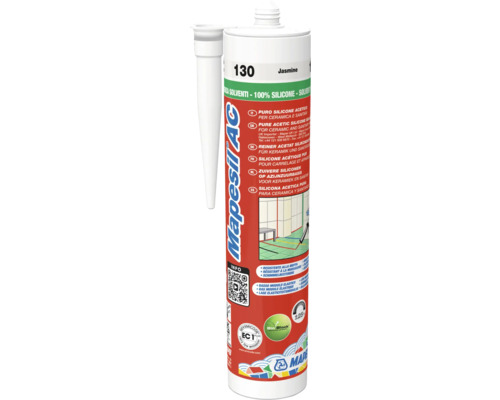 Bygg- & våtrumssilikon MAPEI Mapesil beige 310 ml