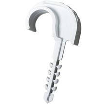 Rörklämma av plast med spikflik