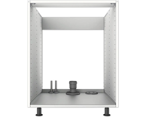 Rörtätning TOLLCO Flex Stos avloppsrör för nyinstallation 8093001 Diskho underskåp med fötter och monteringstillbehör