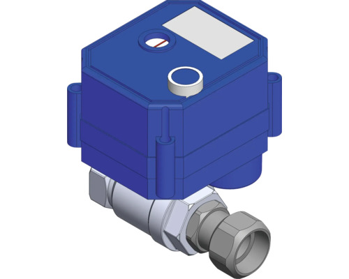 Motordriven kulventil för att styra vätskeflödet