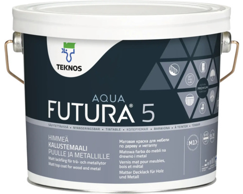 Snickerifärg TEKNOS Futura Aqua 5 Bas 1 3L