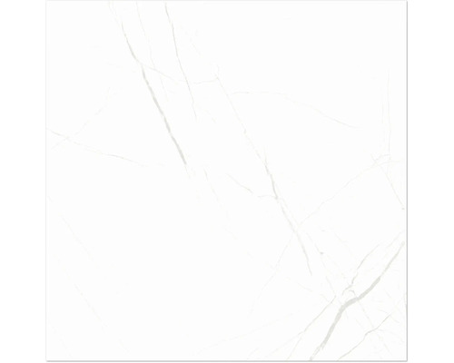 Klinker vit blank marmoroptik 60x60 cm Davos white