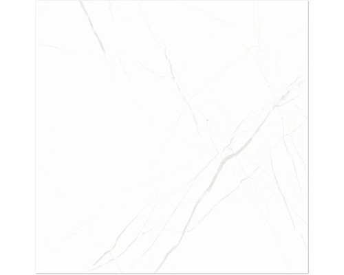 Vit kakelplatta med marmorering