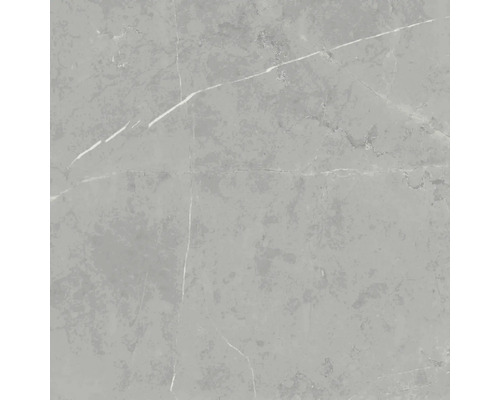 Klinker grå blank marmoroptik 60x60 cm Davos grey