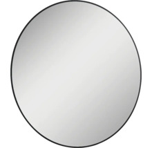 Spegel med belysning JUNGBORN Round svart ram rund 100 cm LED IP44 neutralvit