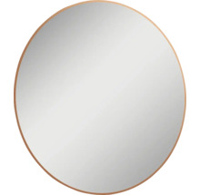 Spegel med belysning JUNGBORN Round roséguld ram rund 100 cm LED IP44 neutralvit