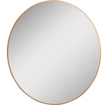 Spegel med belysning JUNGBORN Round roséguld ram rund 80 cm LED IP44 neutralvit