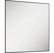 Spegel med belysning JUNGBORN Square svart ram 80x80 cm kantig LED IP44 neutralvit
