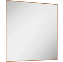 Spegel med belysning JUNGBORN Square roséguld ram 80x80 cm kantig LED IP44 neutralvit