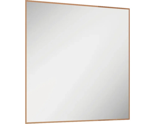 Spegel med belysning JUNGBORN Square roséguld ram 80x80 cm kantig LED IP44 neutralvit