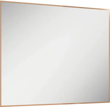 Spegel med belysning JUNGBORN Square roséguld ram 100x80 cm LED IP44 neutralvit