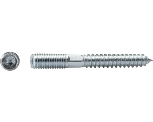 Träskruv med försänkt huvud och inre sexkant
