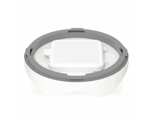 Inre vy av en luftfuktare med filter