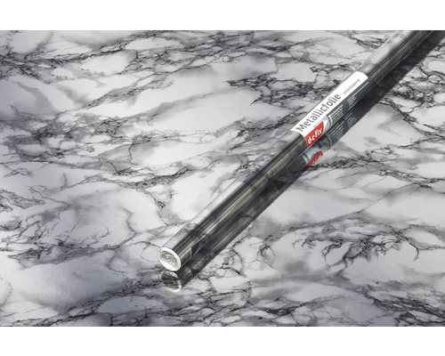 Rulle metallfolie med marmormönster