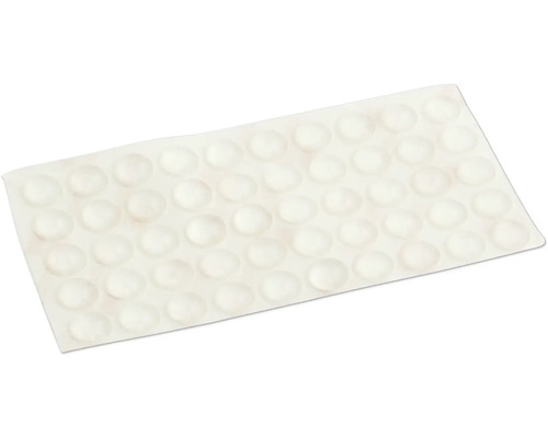 Luckdämpare HABO 9007 transparent 8x2,2mm 50-pack Flera transparenta buffertar på ett ark