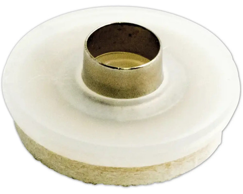 Möbeltassar HABO 105 Ø18mm vit 16-pack Möbelglidare med metallinsats och glidyta av filt