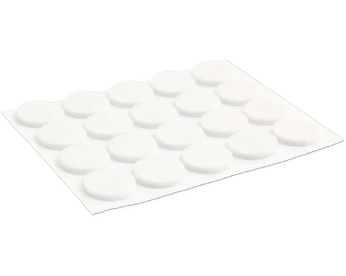 Möbeltassar HABO 106 Ø17mm vit 20-pack