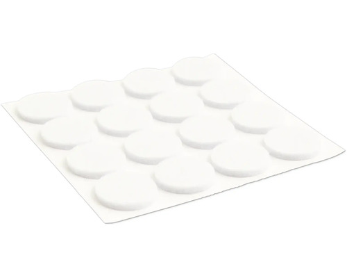 Möbeltassar HABO 106 Ø20mm vit 16-pack