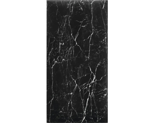 Kakel i svart med marmorlook