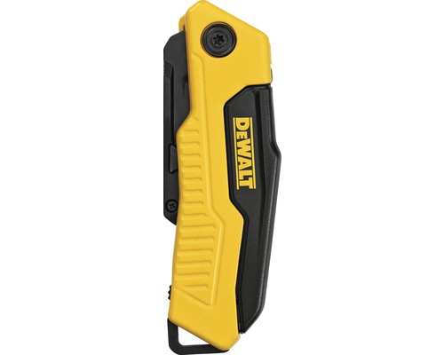 DeWalt logotyp på en fällkniv