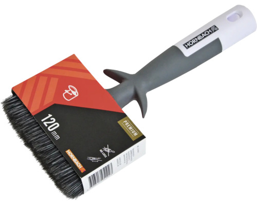 Platt pensel med en bredd på 120 millimeter och ett plasthandtag, märke Hornbach