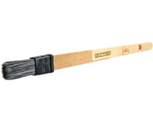 Radiatorpensel med trähandtag och borst