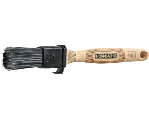 Radiatorborste med trähandtag och plastfäste, borst