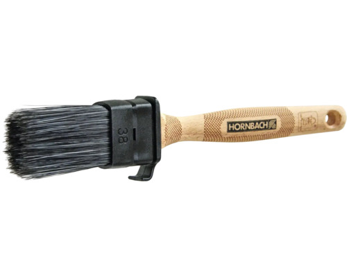 Elementpensel med trähandtag och plasthållare, storlek 38