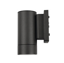 Svart metallvägglampa för utomhusbruk