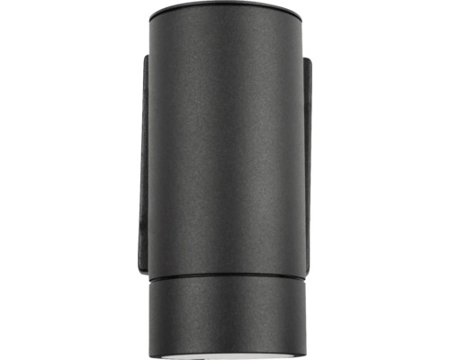 Svart vägglampa för utomhusbruk